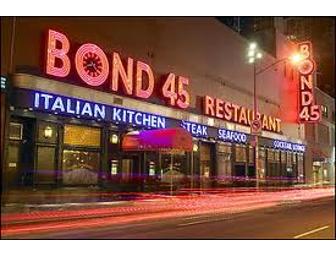 Jersey Boys Dinner and Show Package