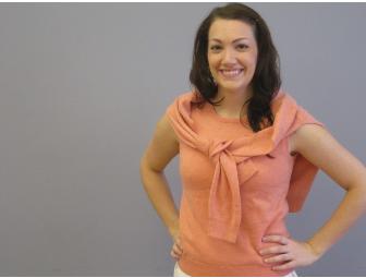 TSE Peach Sweater Set