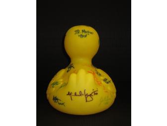 AMC:  Large duck w/ cast signatures