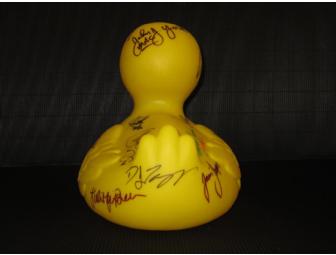 GH:  Large duck w/ cast signatures