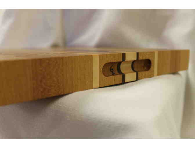 Hardwood Ingrain Cutting Board with Finger Cutouts