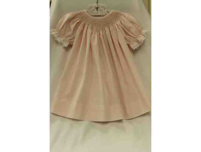 Pink Smocked Infant Dress - Photo 1