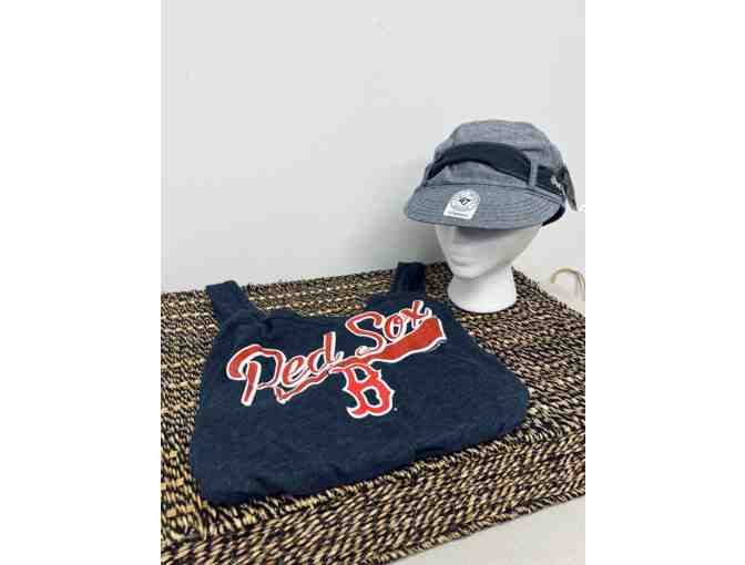 Women's Red Sox Cap and Shirt (XL) Set