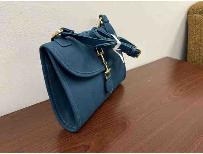 JustFab Blue Crossbody Bag - Photo 2