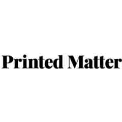Printed Matter
