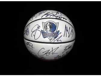 Dallas Mavericks Team Autographed Basketball