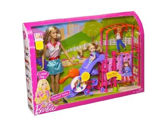 Barbie New Born Baby Doctor and Barbie Preschool Teacher Sets