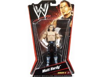 WWE Superstar Action Figures (4) and Summerslam Ring Package