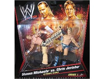 WWE Superstar Action Figures (4) and Summerslam Ring Package