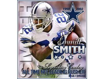 Emmitt Smith Autographed Football