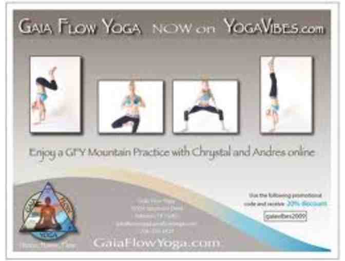 Ten Class Gift Card to Gaia Flow Yoga