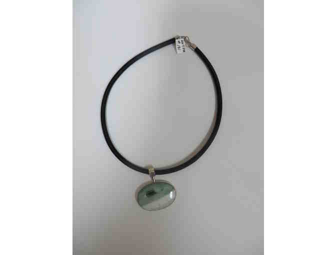 Agate Druzy with Leather Cords