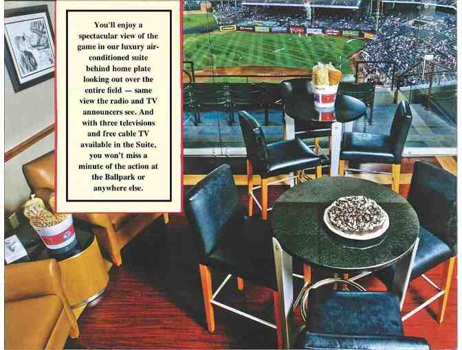 A Texas Rangers Box Suite for 16 People behind Home Plate