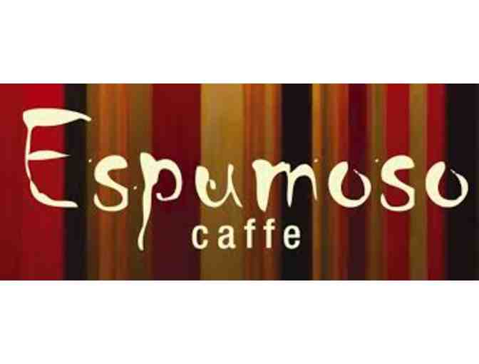 Gift Certificates to Espumoso Caffe