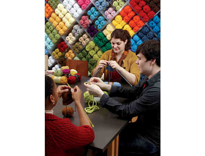 Lion Brand Yarn Studio - One 60 Minute Duet Lesson - Knitting or Croquet