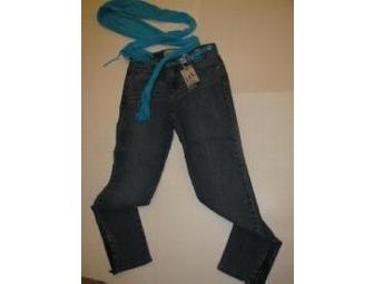 Girls Lei Jeans - Size 16 + Belt & Scarf