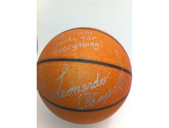 Basketball Autographed by Leonardo DiCaprio