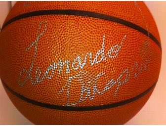 Basketball Autographed by Leonardo DiCaprio