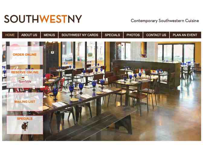 SouthWest NY Restaurant - $100 Gift Certificate