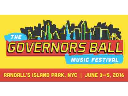 {2} VIP Tickets to the 3 day Governor's Ball Music Festival NYC