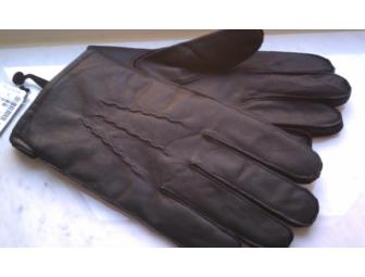 Jos A Bank - Men's Leather Gloves Cashmere Lined