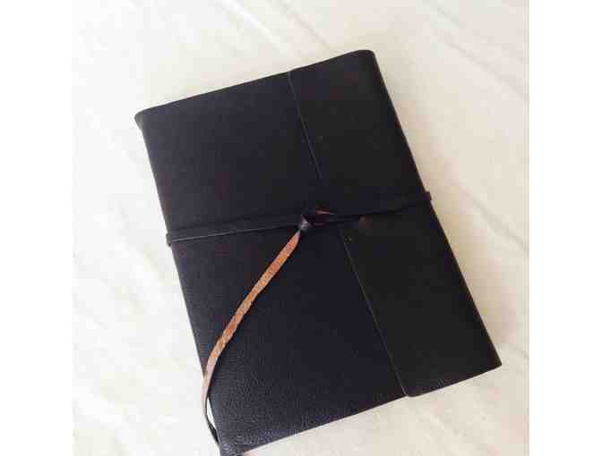 Leather-Covered Sketchbook