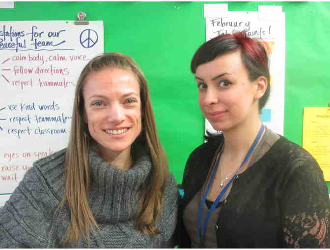 Teacher Time - Special Lunch and Team Peace Activity - Lindsay and Clarisse (3-313) - Photo 1