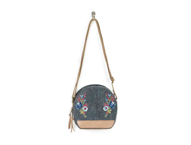 Floral Embroidered Crossbody Bag