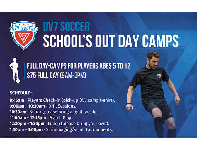 DV7 Soccer - One spot in School's Out Full-Day Camp on June 4, 2020 - Photo 2