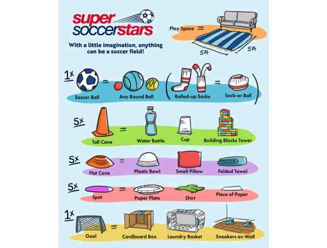 Super Soccer Stars - One free 13-week session of Soccer Stars @Home virtual classes