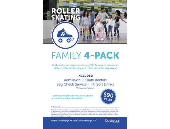 LeFrak Center At Lakeside - Roller Skating Family 4-Pack - Photo 1