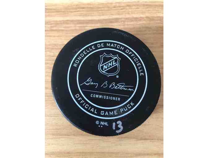 Mat Barzal Autographed Official Game Puck - NY Islanders