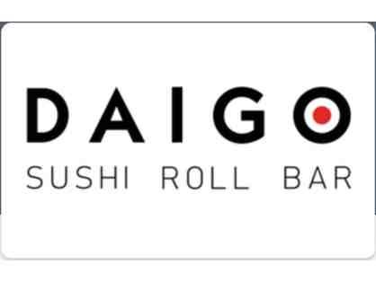 Daigo Sushi Roll Bar - $100 Gift Card