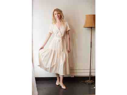 Christine Alcalay - Aly Dress in Oat Linen