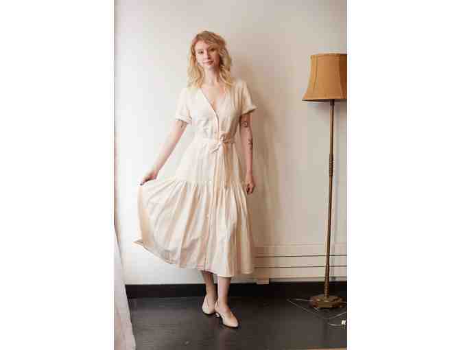Christine Alcalay - Aly Dress in Oat Linen - Photo 1