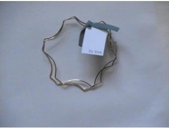 Mixed Metal Earrings and Necklace by By Boe