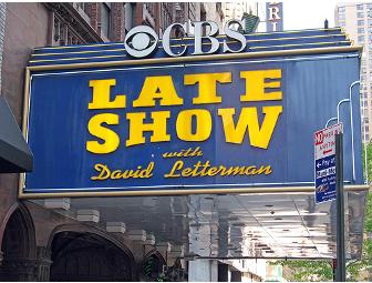 The Late Show with David Letterman, 2 Tickets