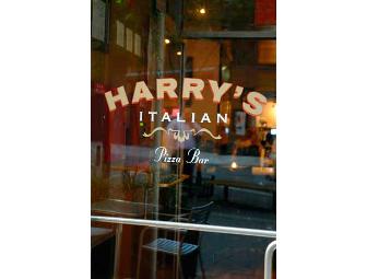 Harry's Italian Pizza Bar $100 Certificate