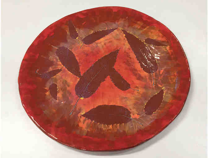 Handmade Leaf Platter by Lenny