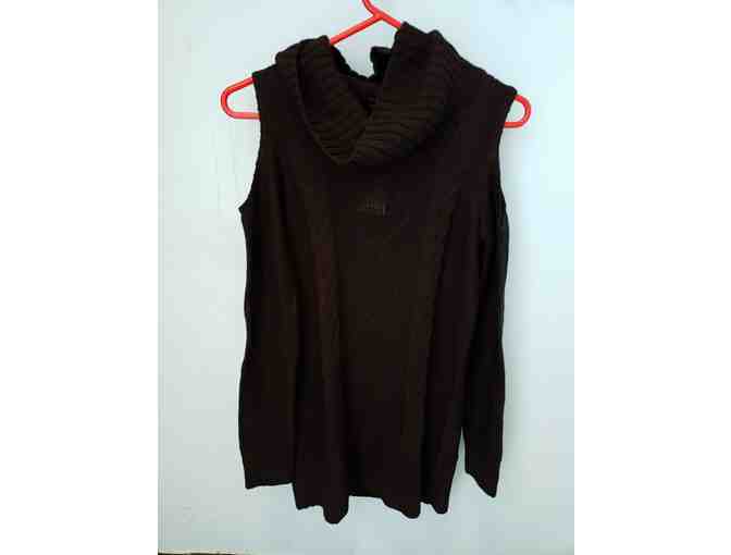 Sweater: Almost Famous Black Sweater, Size M - Photo 1