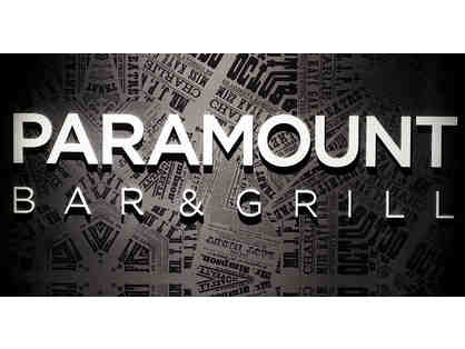 "Dinner Foe Two"Paramount Bar & Grill-persoalized 4 course tasting menu prepared by Chef