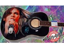Steven Tyler Autographed Custom Airbrushed Signed Guitar