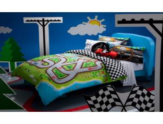 Kas Kids Raceway FULL Comforter Set