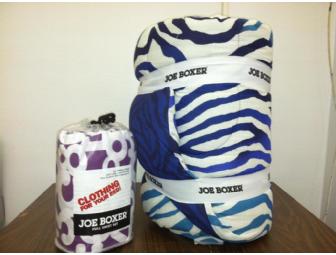 Joe Boxer FULL Comforter and Sheet Set - Purple & Blue