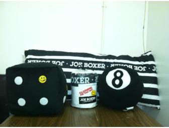 Joe Boxer 8-Ball QUEEN Sheet Set and Pillows