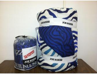 Joe Boxer QUEEN Comforter & Sheet Set - All Blue