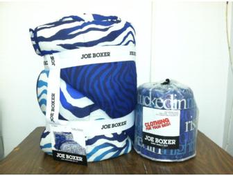 Joe Boxer KING Comforter & Sheet Set - Blue