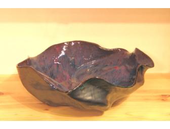 Ceramic Artist David Changar - Euphoria Bowl in Dripping Mauve