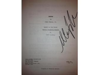 Dexter - Season 1 DVD along with Autographed Pilot Script