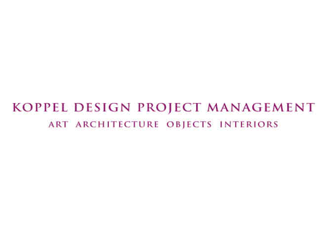 Gift Certificate from KOPPEL DESIGN PROJECT MANAGEMENT
